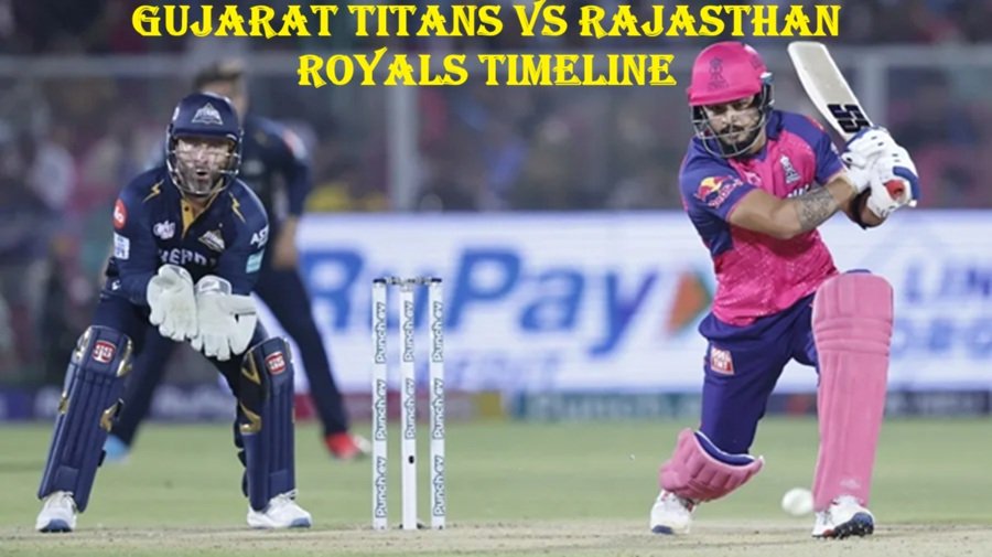Gujarat Titans vs Rajasthan Royals Timeline