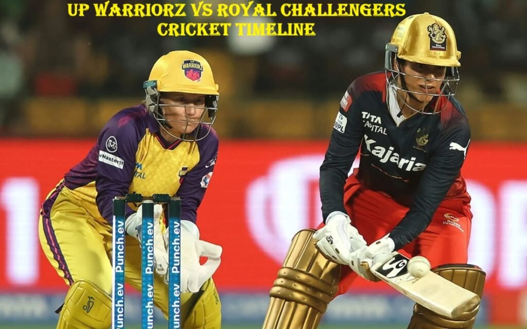 UP Warriorz vs Royal Challengers Cricket Timeline
