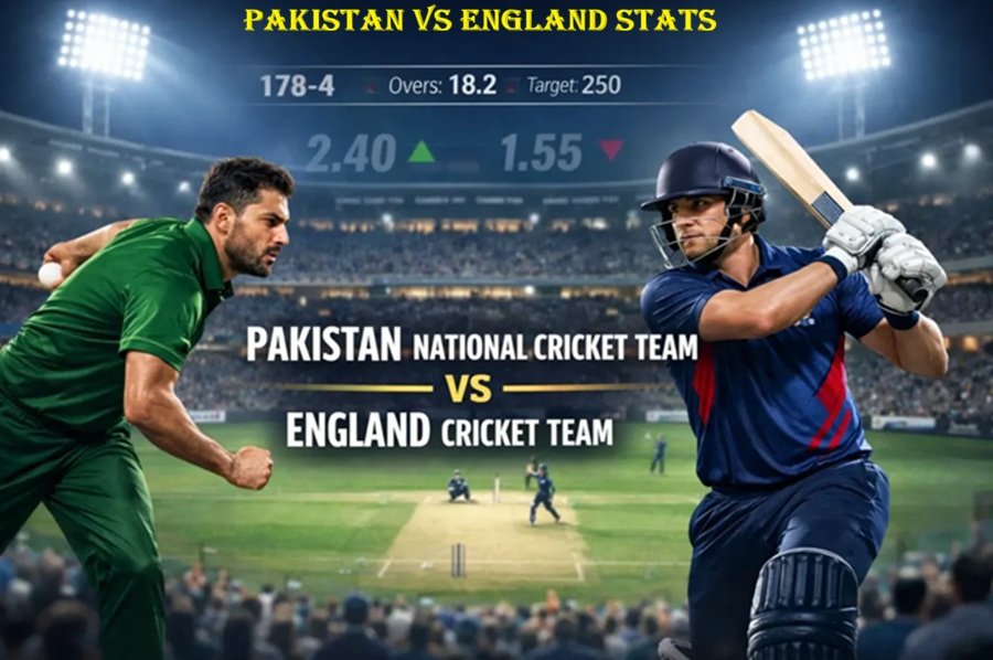Pakistan National Cricket Team vs England Cricket Team Stats