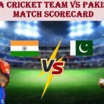 India A Cricket Team vs Pakistan A Match Scorecard