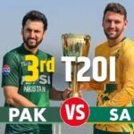 Pakistan National Cricket Team vs South Africa National Cricket Team Match Scorecard