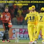 chennai super kings vs sunrisers hyderabad match scorecard